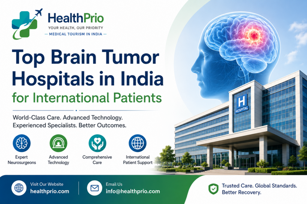 Top Brain Tumor Hospitals in India for International Patients