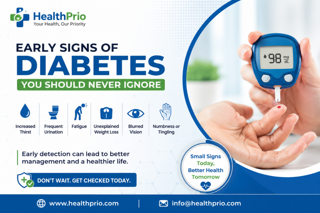 early signs of Diabetes you should never ignore