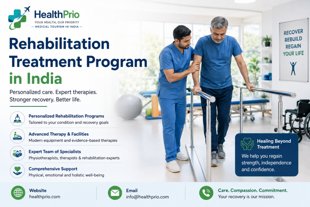 rehabilitation treatment program in India