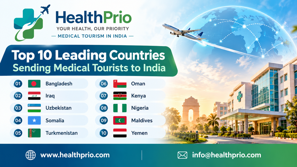 Key International Markets for Medical Tourism in India